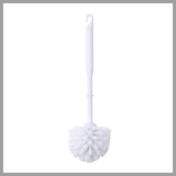 Bergner Perie WC cu Suport – Alb, Polipropilenă BGIB-3099