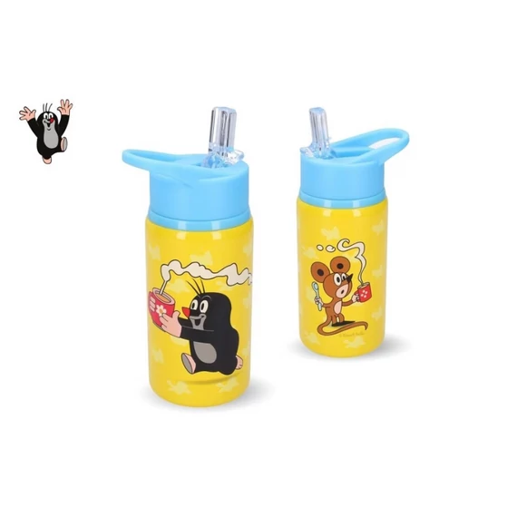 Sticlă inox Cârtița, galben-albastru, 500 ml 011925
