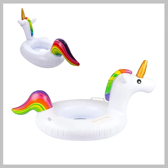 Colac de înot gonflabil pentru copii – Unicorni 14431
