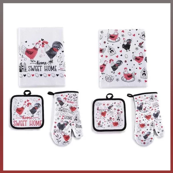 Set Sweet Home – Mănușă de bucătărie și suport textil 45-02-46

