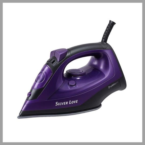 Fier de călcat cu aburi SilverLove - 1800 W, bază ceramică CY-828