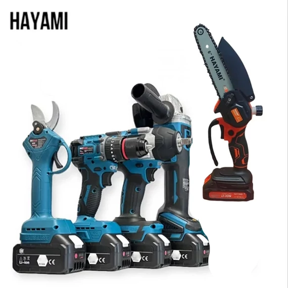 Set de 5 scule cu acumulator Hayami 88V HA-1022