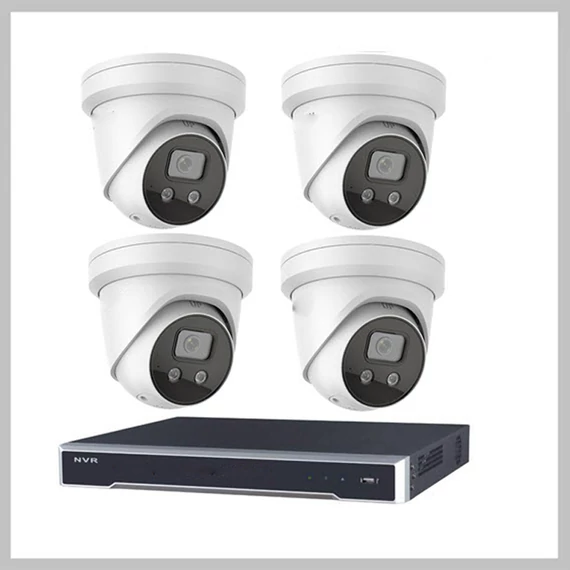 Sistem de camere cu 4 camere Full HD PoE