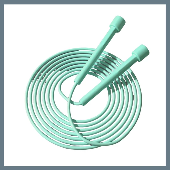Coardă de sărit verde mentă 2,8 m 63253124