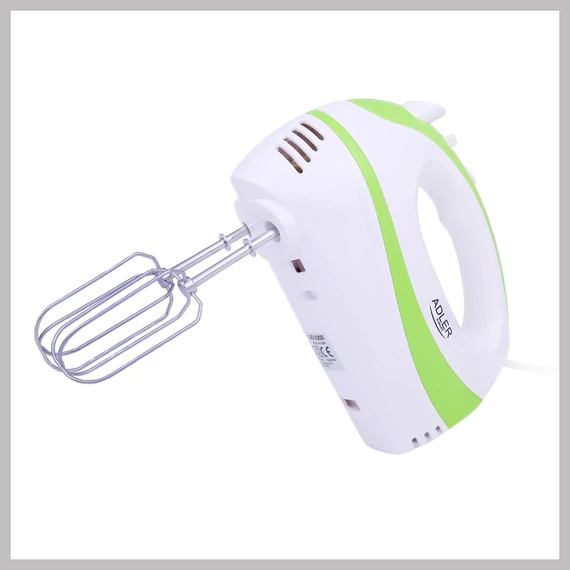 Mixer manual Adler, 300W – alb-verde AD4205G
