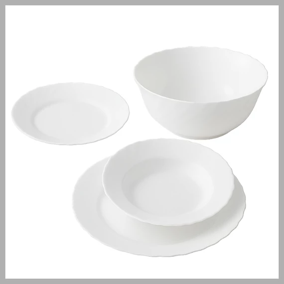 Set de farfurii Luminarc, 19 piese – TRIANON