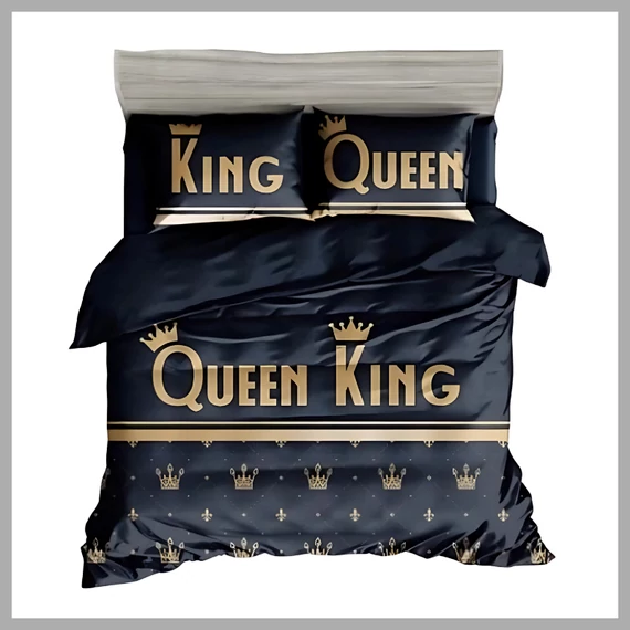 Set de lenjerie de pat gros, 7 piese King & Queen 13 XZ king13