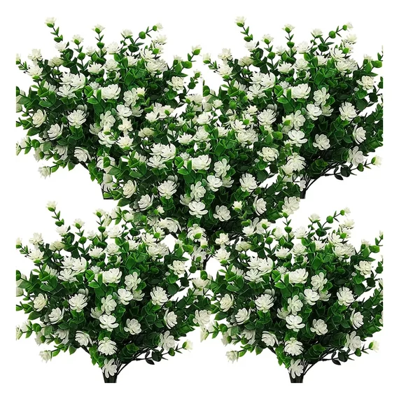 8 pachete flori artificiale colorate - alb RY2886290-2