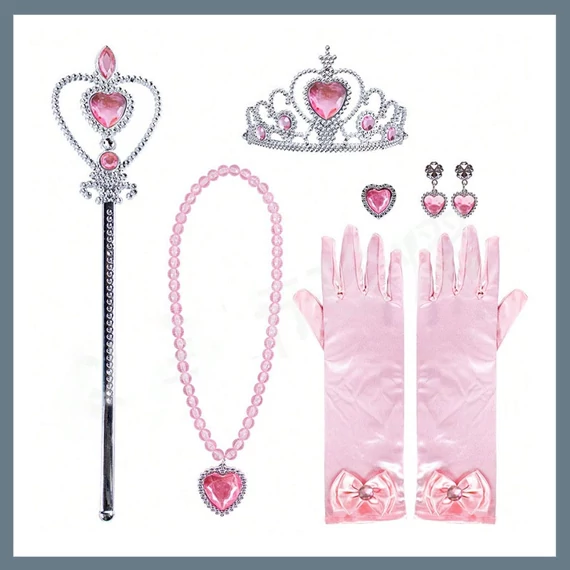 Set accesorii pentru prințesă – Roz – 93711780-2