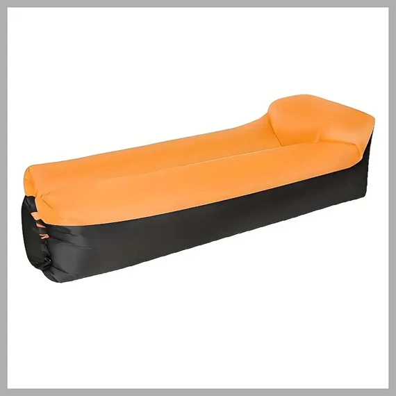 Canapea gonflabilă cu husă de transport – portocalie AB1707295-3