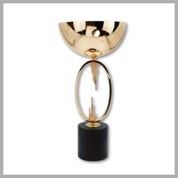 Vază vintage din metal pentru flori – HY1494635
