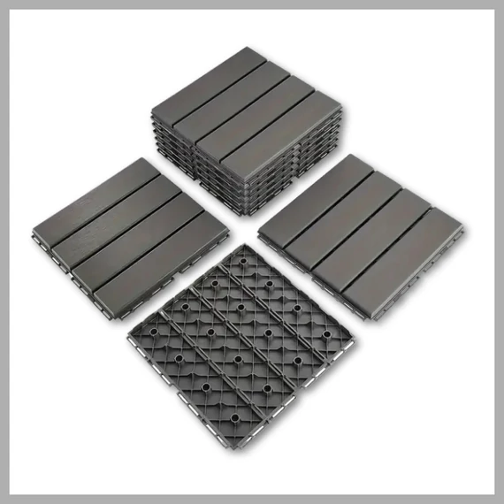 9 plăci de pardoseală din plastic interconectabile – MP94626-2