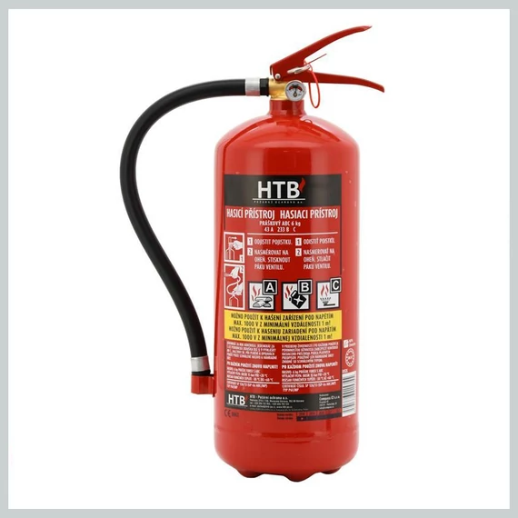 Extinctor cu Pulbere ABC, 6 kg, Clasa 43A – 01535
