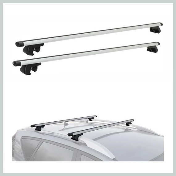 Set Bare Transversale ALU-PRO din Aluminiu – 135 cm, Cu Încuietoare – 02306