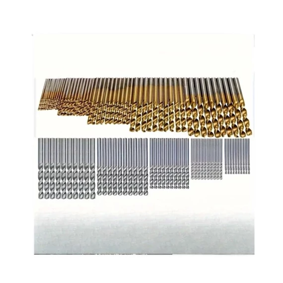 Set de 100 Burghie HSS cu Strat Titan – MF2359441