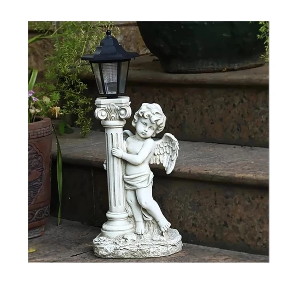 Statuetă Decorativă cu Înger Solar SAIKOGIT 50 cm – Dreapta, RK291903
