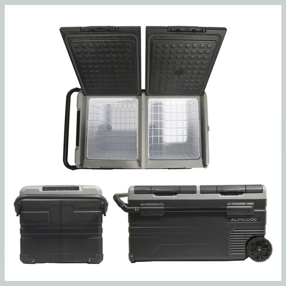 Frigider auto cu compresor – ICE BOX DUO 75L, 12/24V & 230V, până la -20 °C – 07099
