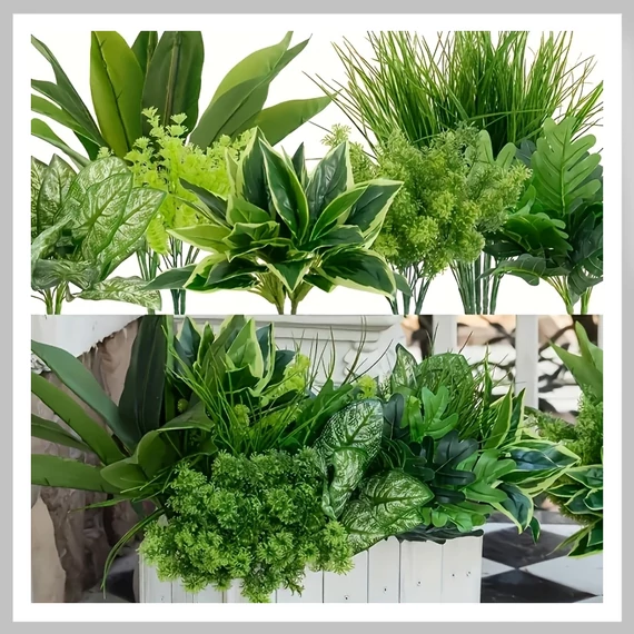 Set de 18 plante artificiale pentru exterior – rezistente la UV
PG1146649
