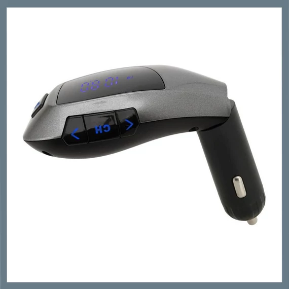 Transmițător FM Handsfree MULTI – funcție de apelare, redare muzică și încărcare USB 07719