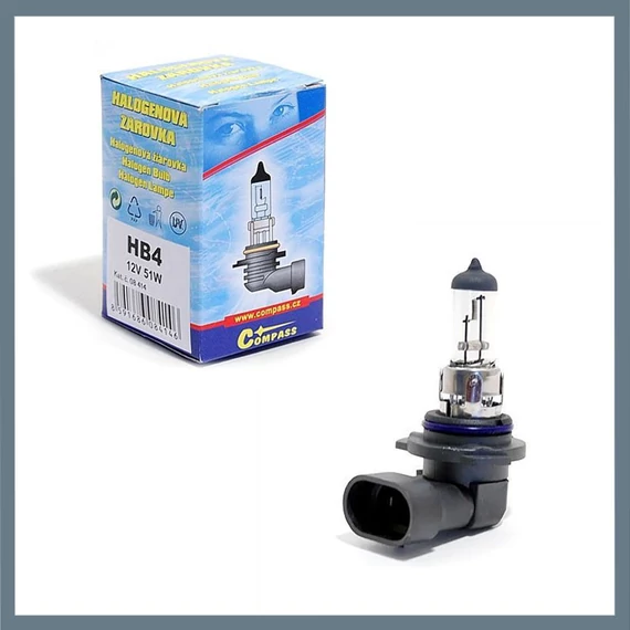 Bec auto halogen HB4 – 12V, 51W, P22d, cu filtru UV 08414