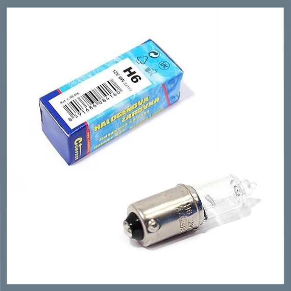 Bec auto halogen H6 – 12V, 6W, BaX9s, cu filtru UV 08416