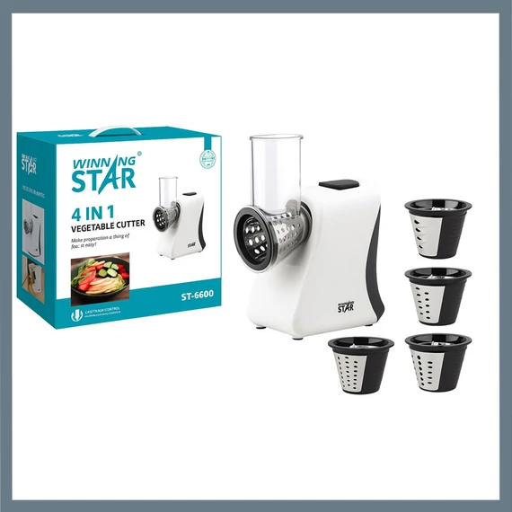 Tocător Electric 4-în-1 pentru Legume – Winning Star ST-6600