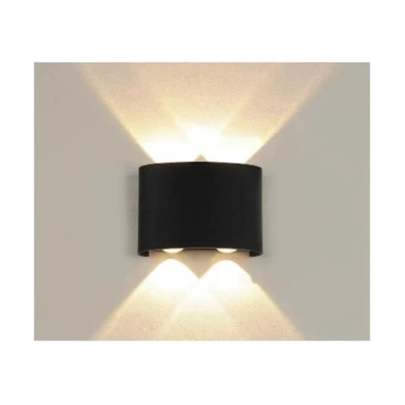 Lampă de perete LED – formă semicirculară, 2 LED-uri, IP65 – 14827
