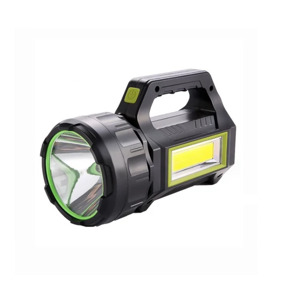 Proiector LED portabil reîncărcabil – lanternă 2 în 1 HEL-T95