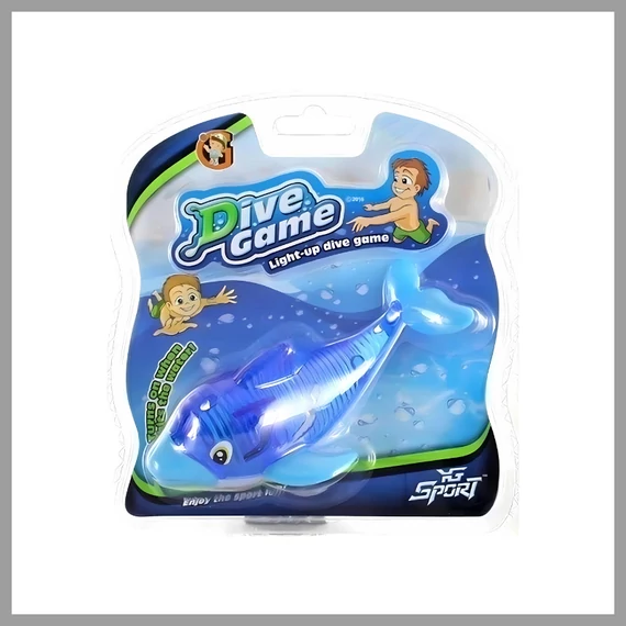 Jucărie de scufundare iluminată – Delfin, 14 cm – 448351