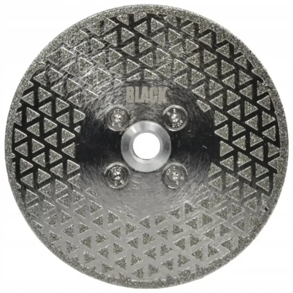 BLACK Disc de tăiere și șlefuire cu diamant 125mm – piatră, beton, ceramică 40056