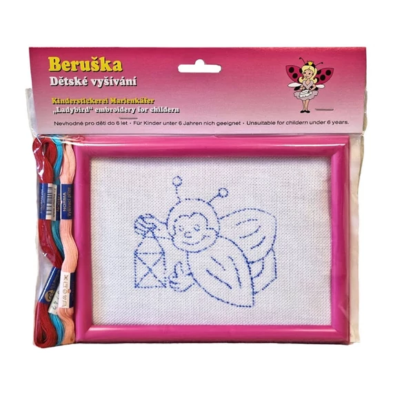 Set de broderie pentru copii cu ramă, 15x20 cm – 440007