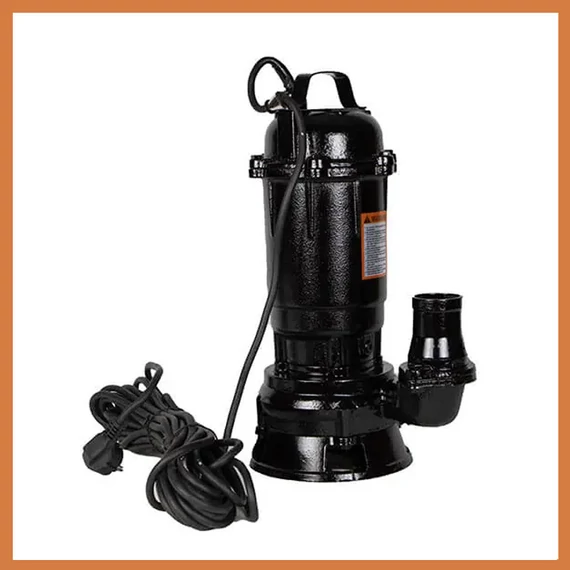 Pompă de drenaj pentru ape uzate cu tocător BLACK, 2600W – 48017
