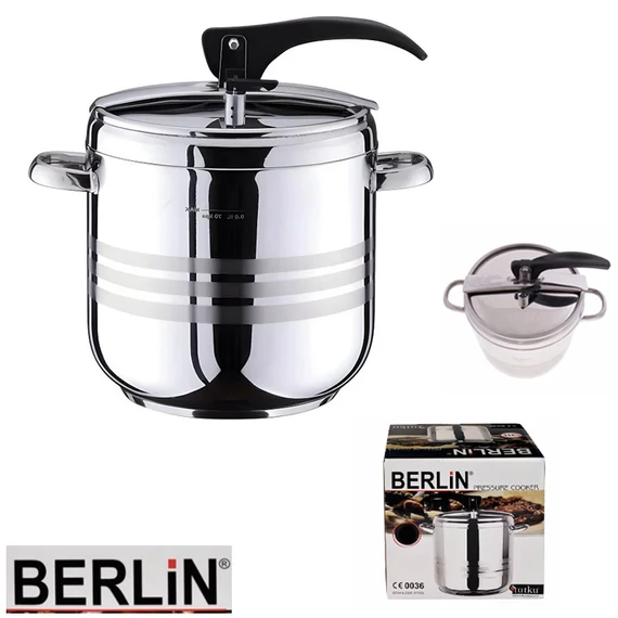 Oală sub presiune Berlin, oțel inoxidabil, 7 L BK-7L