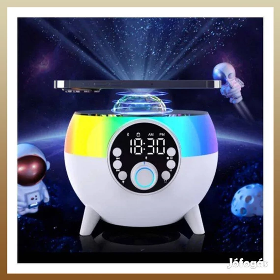 Starry Sky Light - Difuzor Bluetooth cu Încărcare Wireless RGB BT-2203
