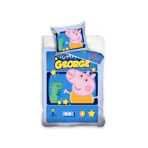 Lenjerie de Pat Peppa Pig 140×200 cm, 70×80 cm CBX191036PPD