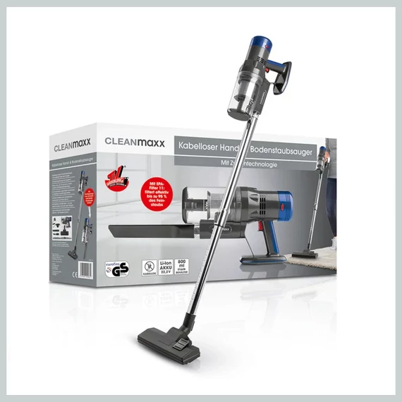 Aspirator fără fir CLEANMAXX Zyklon cu acumulator 22,2V DS11052