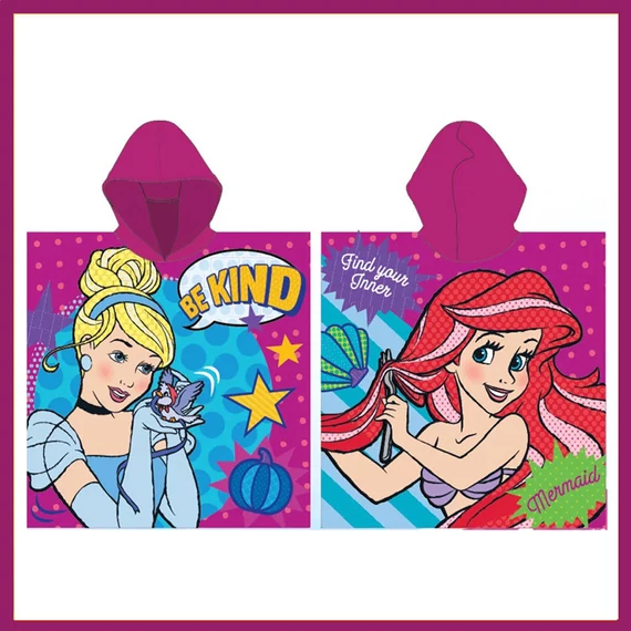 Prosoape de plajă Disney Prințese Story Poncho 55x110 cm (Fast Dry) EXK335431
