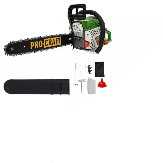 Procraft GS-52T Motofierăstrău pe benzină, 4.2 CP, lamă 40 cm, lanț 40 cm – GS-52T