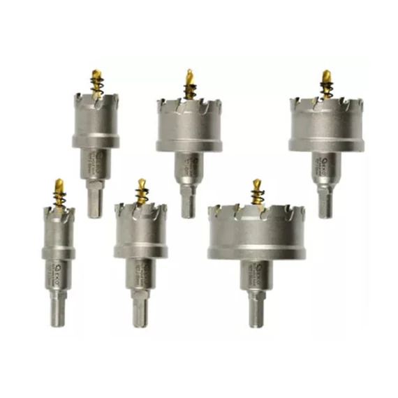 Set de coroane de găurit cu strat de titan, 6 piese - HA-0060