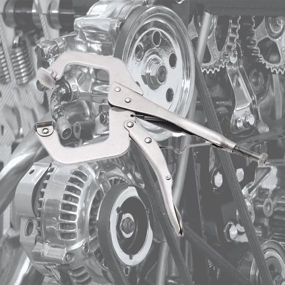 Clește autoblocant C-tip Haina HA-2025, 280mm (11")