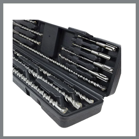 Haina HB-6736 Set burghie SDS Plus pentru beton, 11 piese