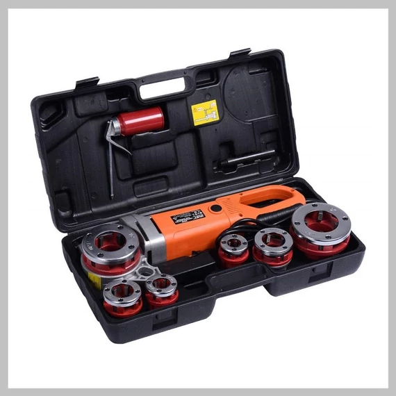 Haina HM6845 Mașină electrică de filetat țevi, 2800W, cu 6 capete de tăiere, 1/2