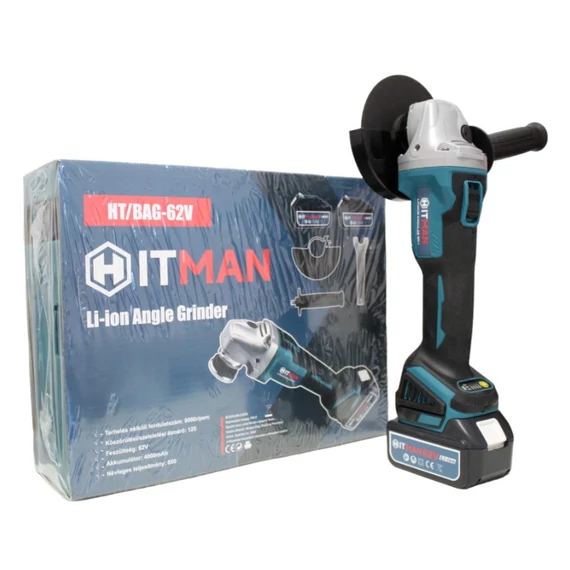 Polizor unghiular HITMAN 125mm, 62V, model HT/BAG-62V