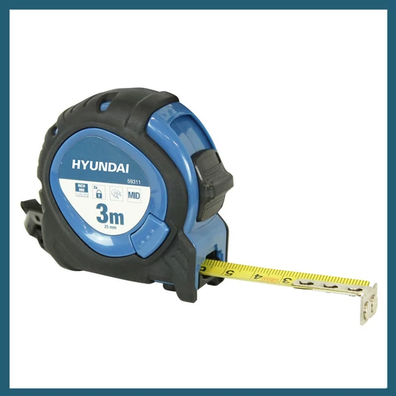 Ruletă Hyundai, 3 m x 16 mm Hyundaimeroszalag