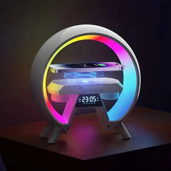 Boxă portabilă X63 RGB LED cu încărcare wireless, KE24-383