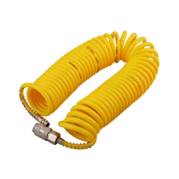 Furtun spiralat de înaltă presiune 10 metri cu racord rapid Expert LXA142
