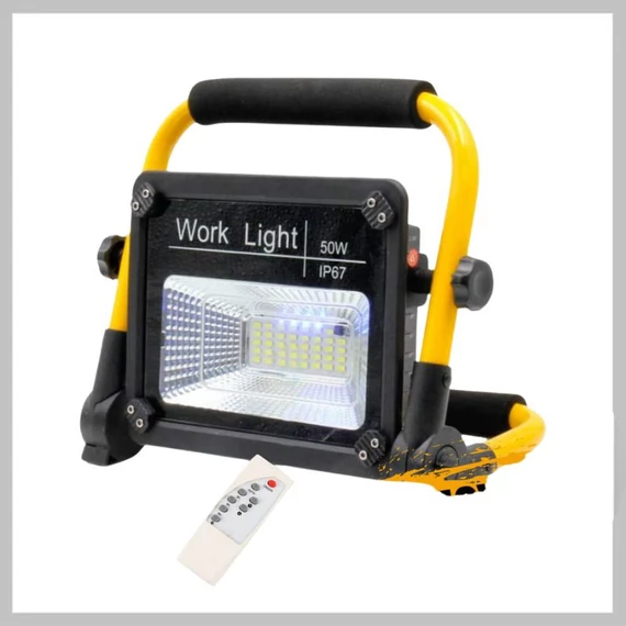 Lampa de lucru solară de 50W cu telecomandă MUNKALAMPA50W