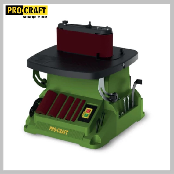 PROCRAFT Mașină combinată de șlefuit cu oscilație și bandă, 500W OSS500