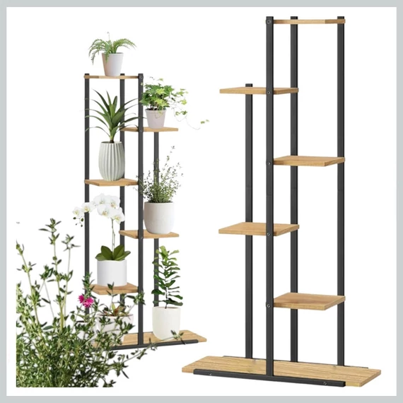 Etajeră suport pentru flori, stand pentru plante SZ16JBR