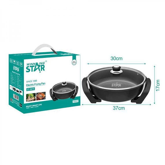 Câștigător stea tigaie electrică 1500W